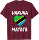 Tanzania Flag Shirt Funny graphic Flag Gift T-Shirt - T-Shirt | Maroon