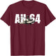 AH-64 AH64 Apache Helicopter T-Shirt - T-Shirt | Maroon
