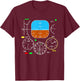 Aeroplane Cockpit Control Panel! Pilot Gift T-Shirt - T-Shirt | Maroon