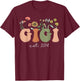 Soon To Be Gigi Est 2014 Wildflowers Pregnancy Announcement T-Shirt - T-Shirt | Maroon