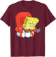 SpongeBob SquarePants Ight Imma Head Out T-Shirt - T-Shirt | Maroon