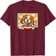 Kids Kawaii Ramen Cavalier King Charles Spaniel Lover T-Shirt - T-Shirt | Maroon