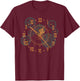 Vintage Steampunk Clock Gears Steampunk T-Shirt - T-Shirt | Maroon