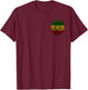 Rasta Reggae Rastafari Lion Jamaican Pride Hippie Lover T-Shirt - T-Shirt | Maroon