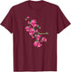 Spring, Summer, Flowers, Bougainvillea, Bright Blossoms Women Girls Kids T-Shirt - T-Shirt | Maroon