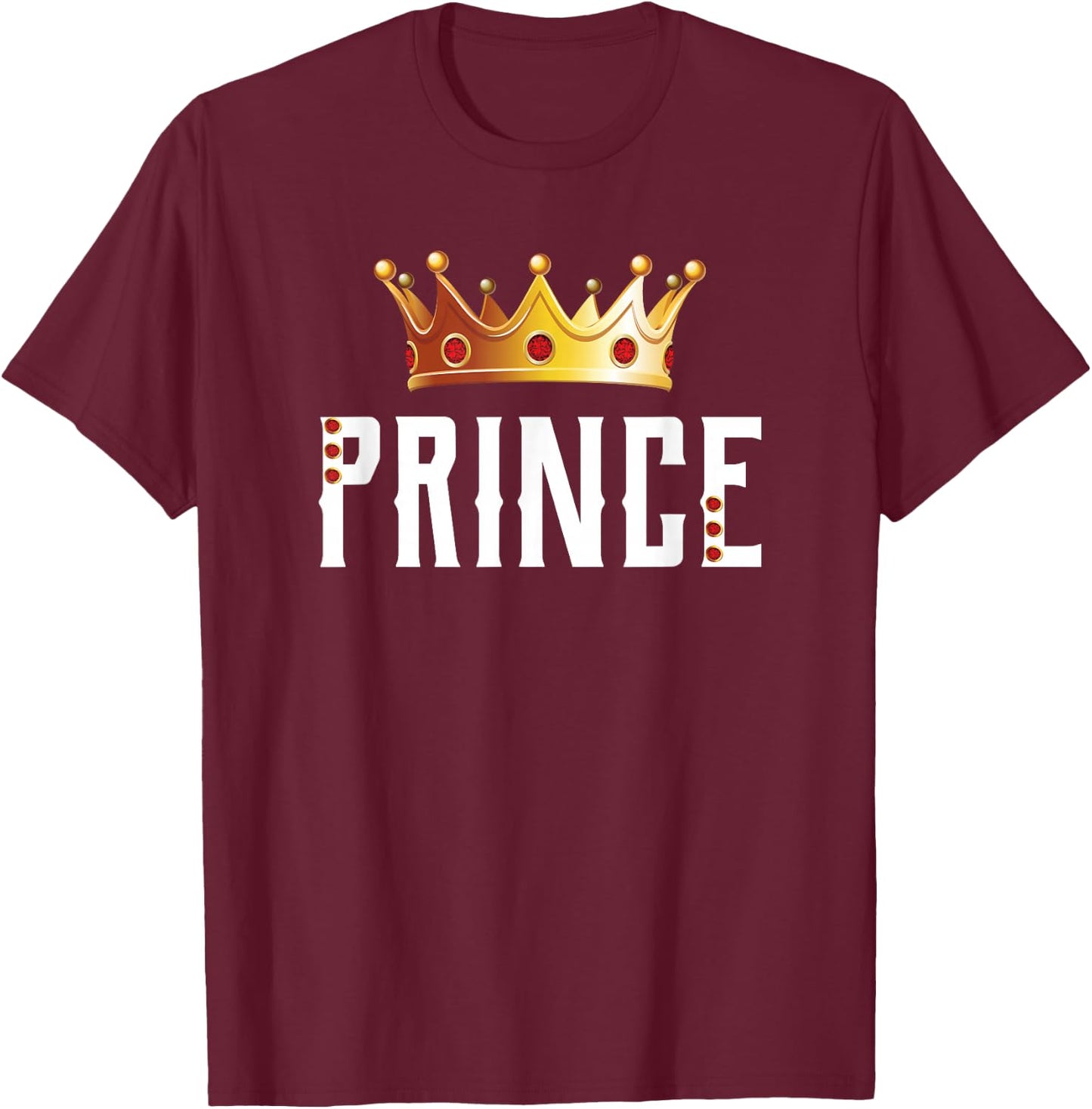 Prince Shirt Boys Kids Toddelrs Family Matching T-Shirt - T-Shirt | Maroon