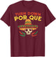 Turn Down Por Que Funny Mexican Skull Cinco De Mayo Fiesta T-Shirt - T-Shirt | Maroon