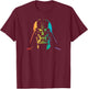 Star Wars Darth Vader Gradient Rainbow Pride T-Shirt - T-Shirt | Maroon