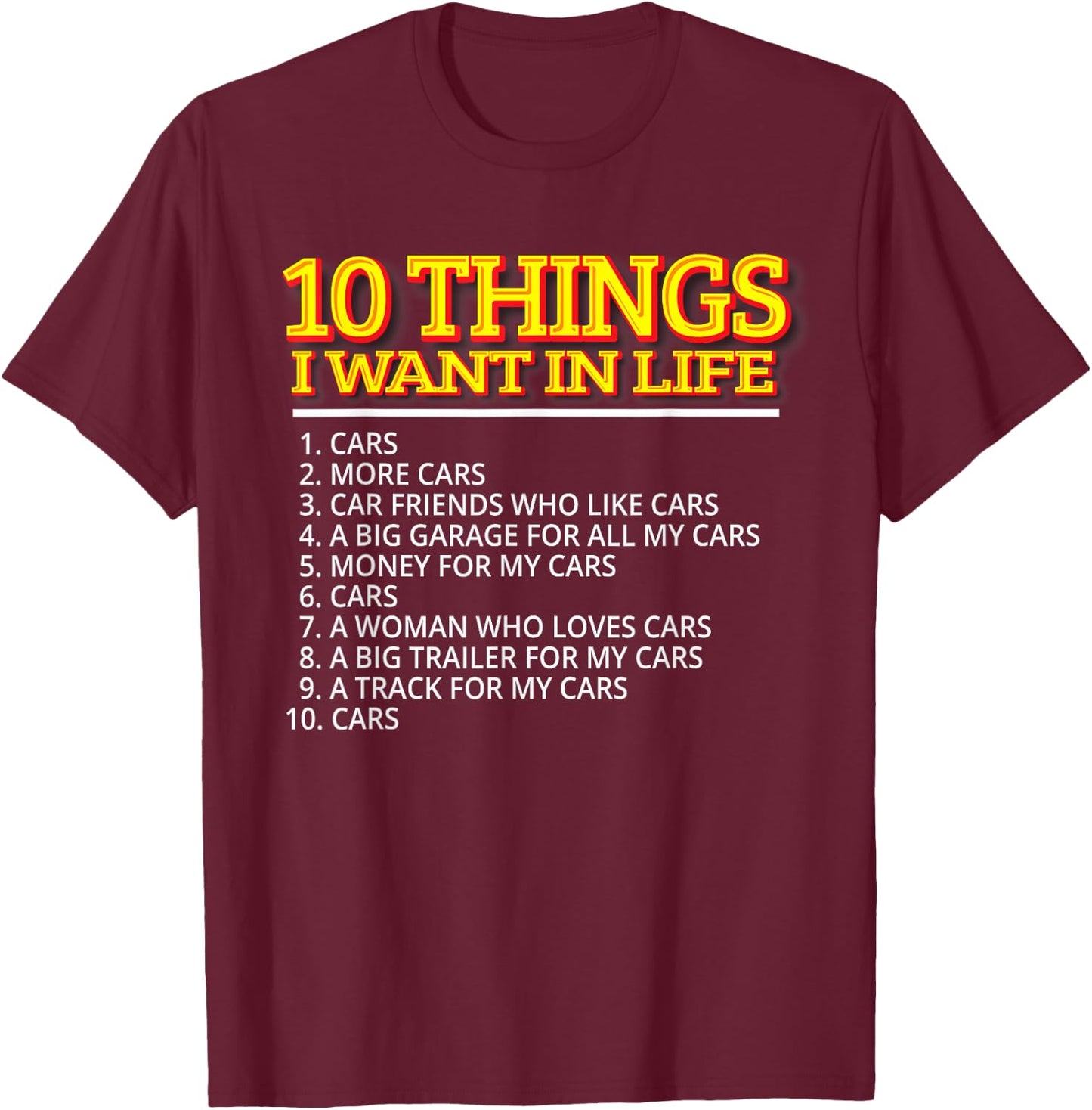 Car Guy Fathers Day Car Mechanics Short Sleeve T-Shirt - T-Shirt | Maroon