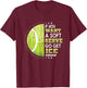 If You Want A Soft Serve Go Get Ice Cream Funny Tennis Men Women Girls Kids T-Shirt - T-Shirt | Maroon