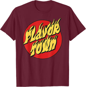 Welcome To Flavortown Mayor Of Flavor Town Funny Meme T-Shirt - T-Shirt | Maroon