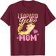 Leopard Gecko Mom Leopard Gecko Mama T-Shirt - T-Shirt | Maroon