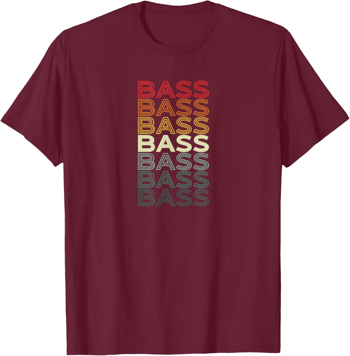 Bass repeating word Barbershop Quartet Singer T-Shirt - T-Shirt | Maroon