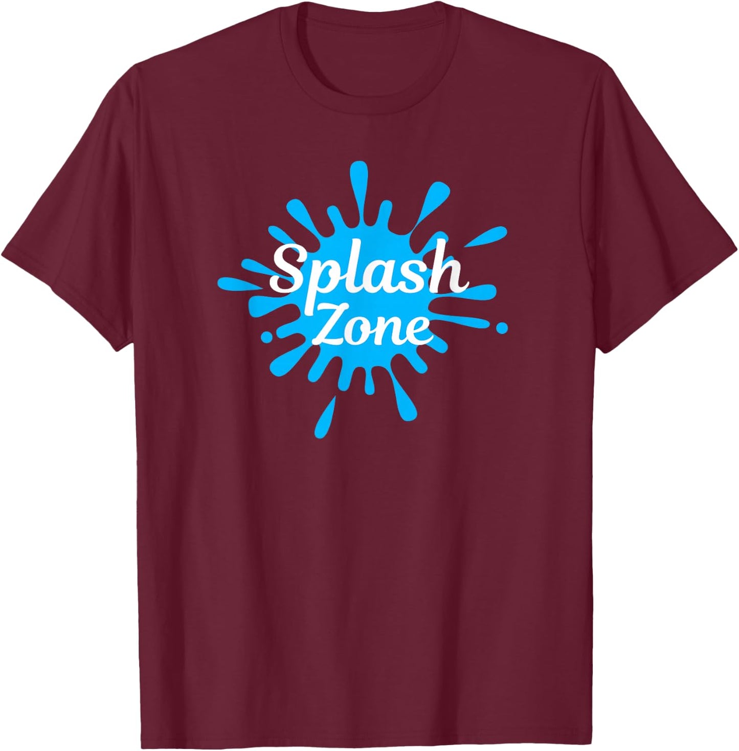 Splash Zone T-Shirt - T-Shirt | Maroon