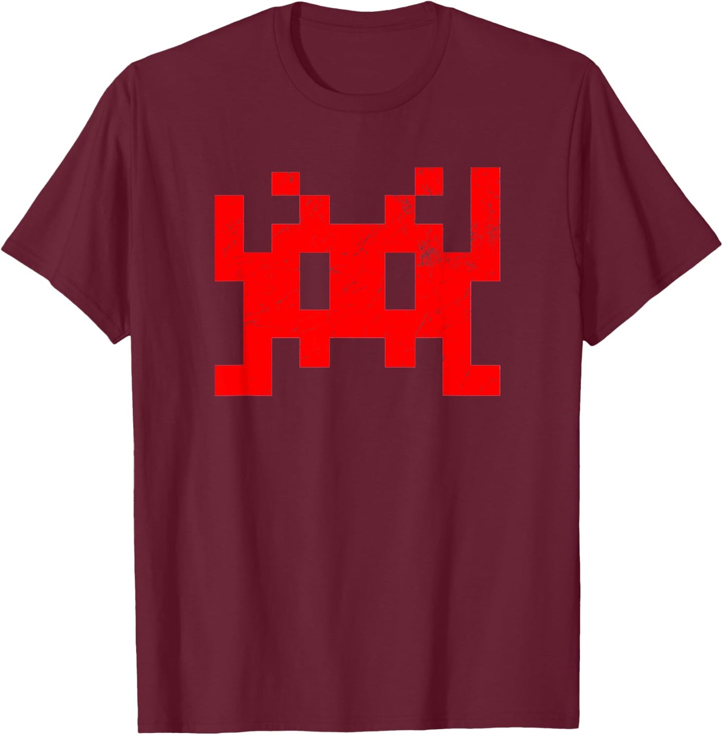 80s Video Game Vintage Retro Arcade T-Shirt - T-Shirt | Maroon