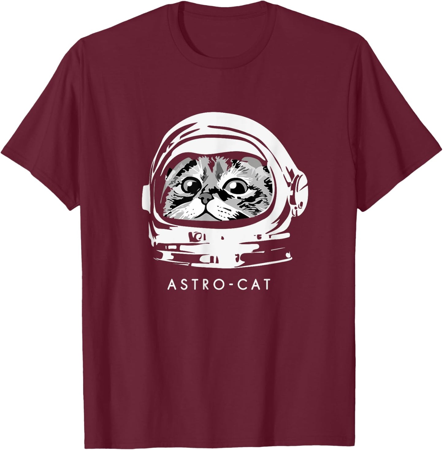 Cat Astronaut Space Costume ASTRO-CAT Women Kids T-Shirt - T-Shirt | Maroon