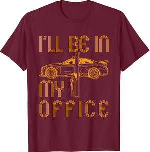 Funny Car Mechanic Guys Automotive Lover Gift Dad T-Shirt - T-Shirt | Maroon