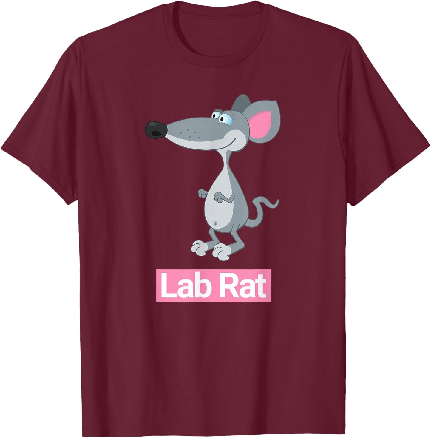 Lab Rat Funny Lab Tech T Shirt Gift a Lab Tech T-Shirt - T-Shirt | Maroon