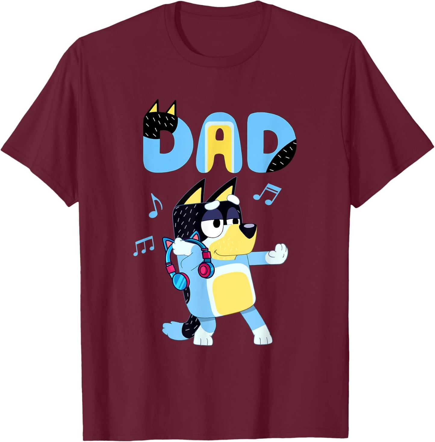 Dad Love Dad Father's Day Daddy Gift T-Shirt - T-Shirt | Maroon