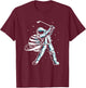 Astronaut In Space with Golf Club Funny Golf Player T-Shirt - T-Shirt | Maroon
