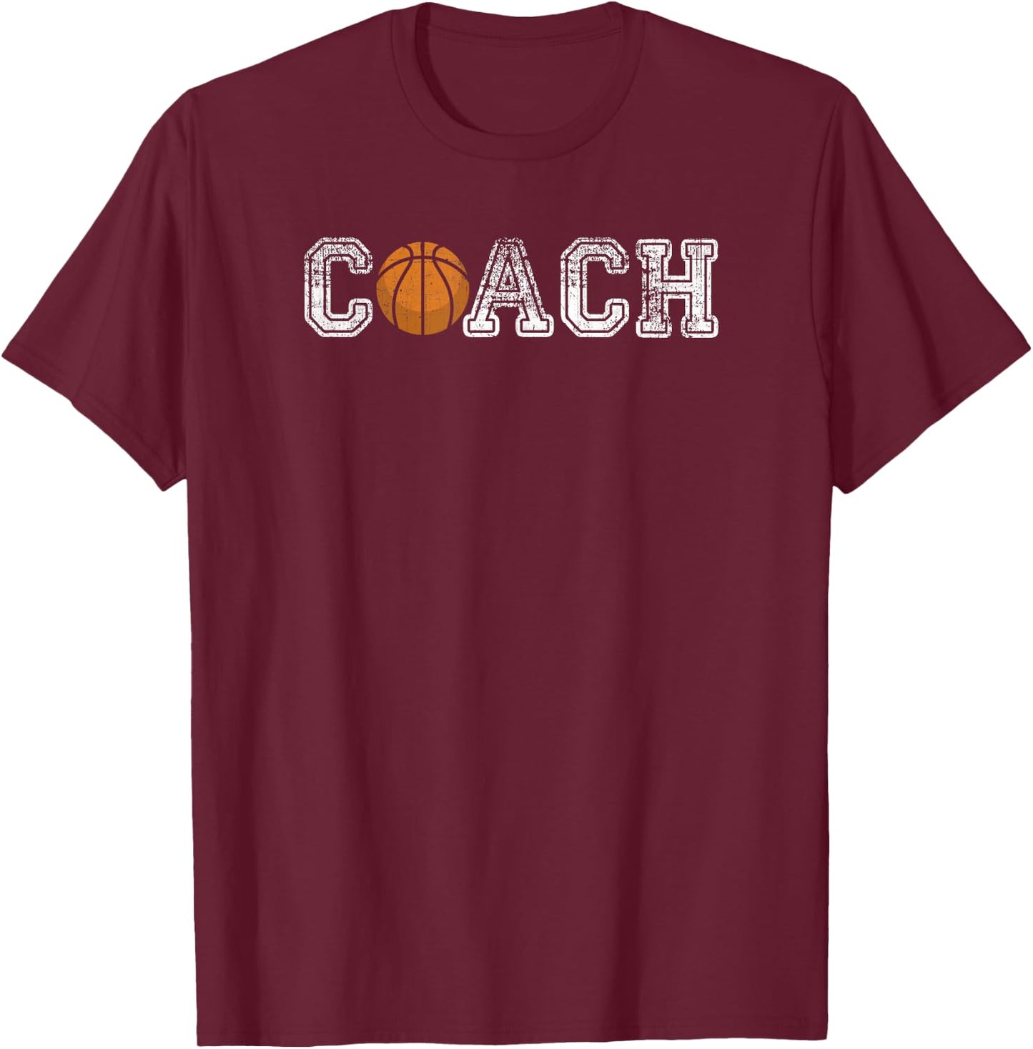 Basket Ball Coach Ball Player Hoops T-Shirt - T-Shirt | Maroon