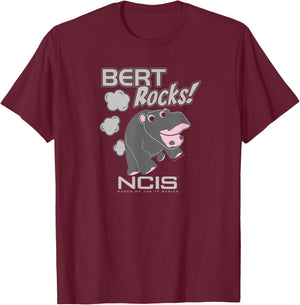 NCIS Bert Rocks T-Shirt - T-Shirt | Maroon