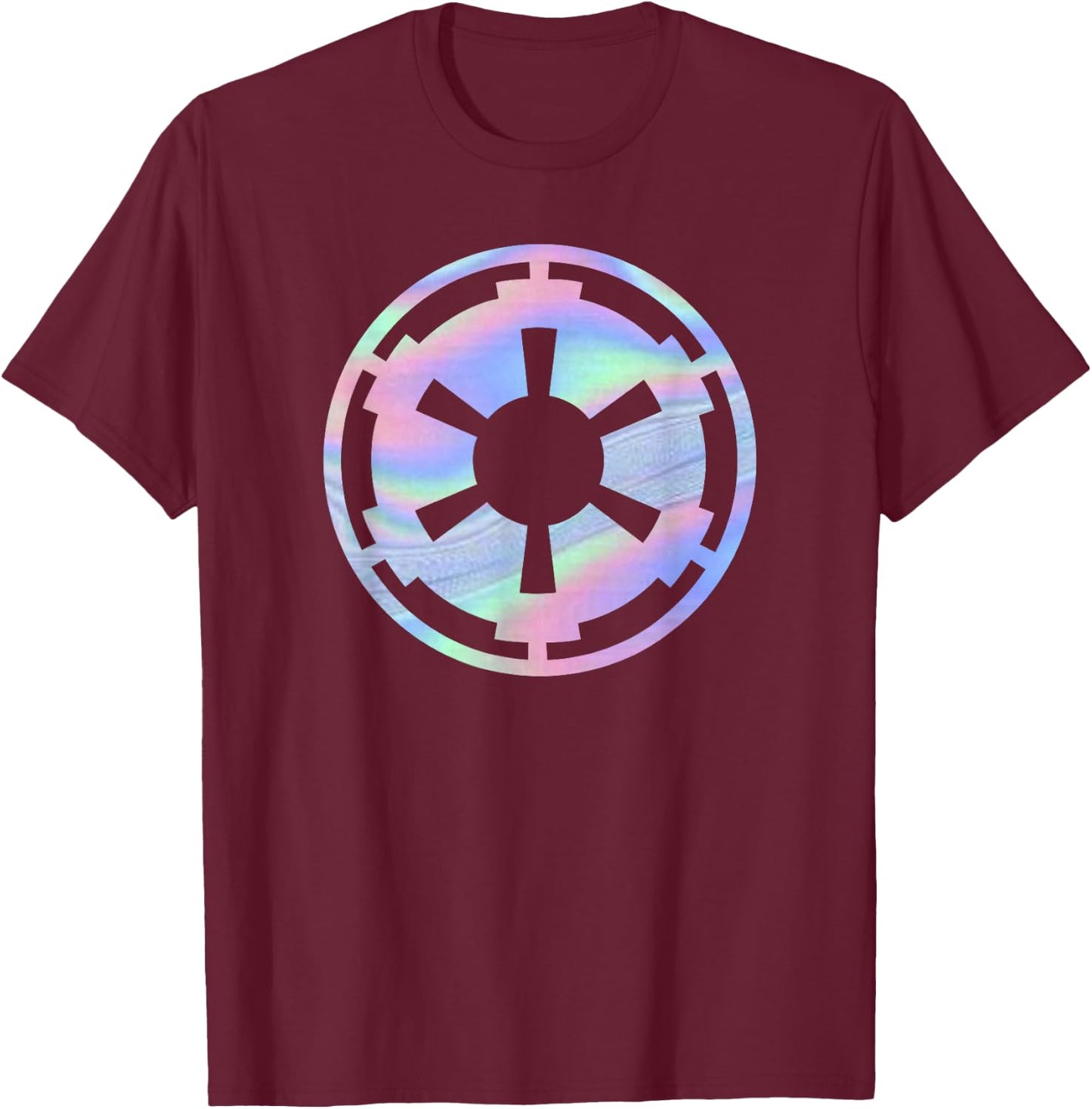 Star Wars Holographic Empire Logo T-Shirt - T-Shirt | Maroon