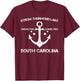 STROM THURMOND LAKE SOUTH CAROLINA Funny Fishing Gift T-Shirt - T-Shirt | Maroon