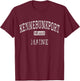 Kennebunkport Maine ME Vintage T-Shirt - T-Shirt | Maroon