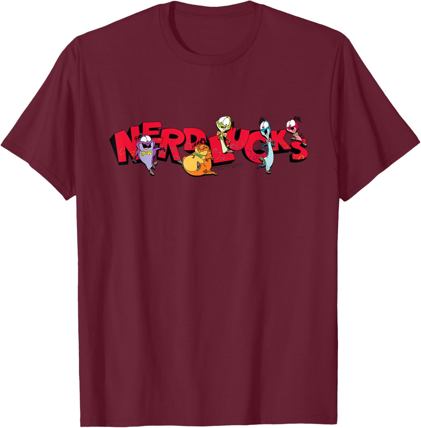 Space Jam Nerdlucks Nerds T-Shirt - T-Shirt | Maroon