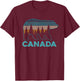 Canada Grizzly Bear Souvenir T-Shirt - T-Shirt | Maroon