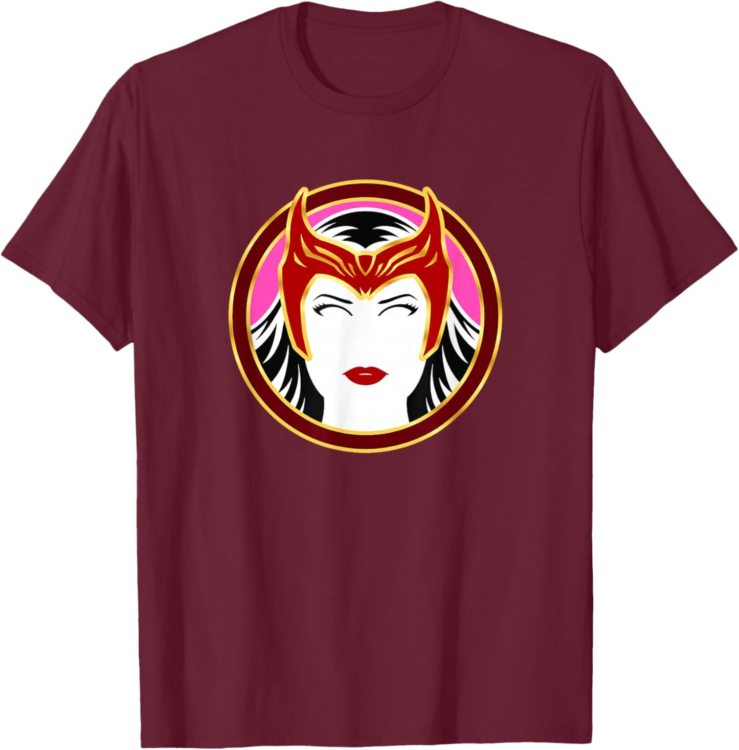 Marvel WandaVision Scarlet Witch Details T-Shirt - T-Shirt | Maroon