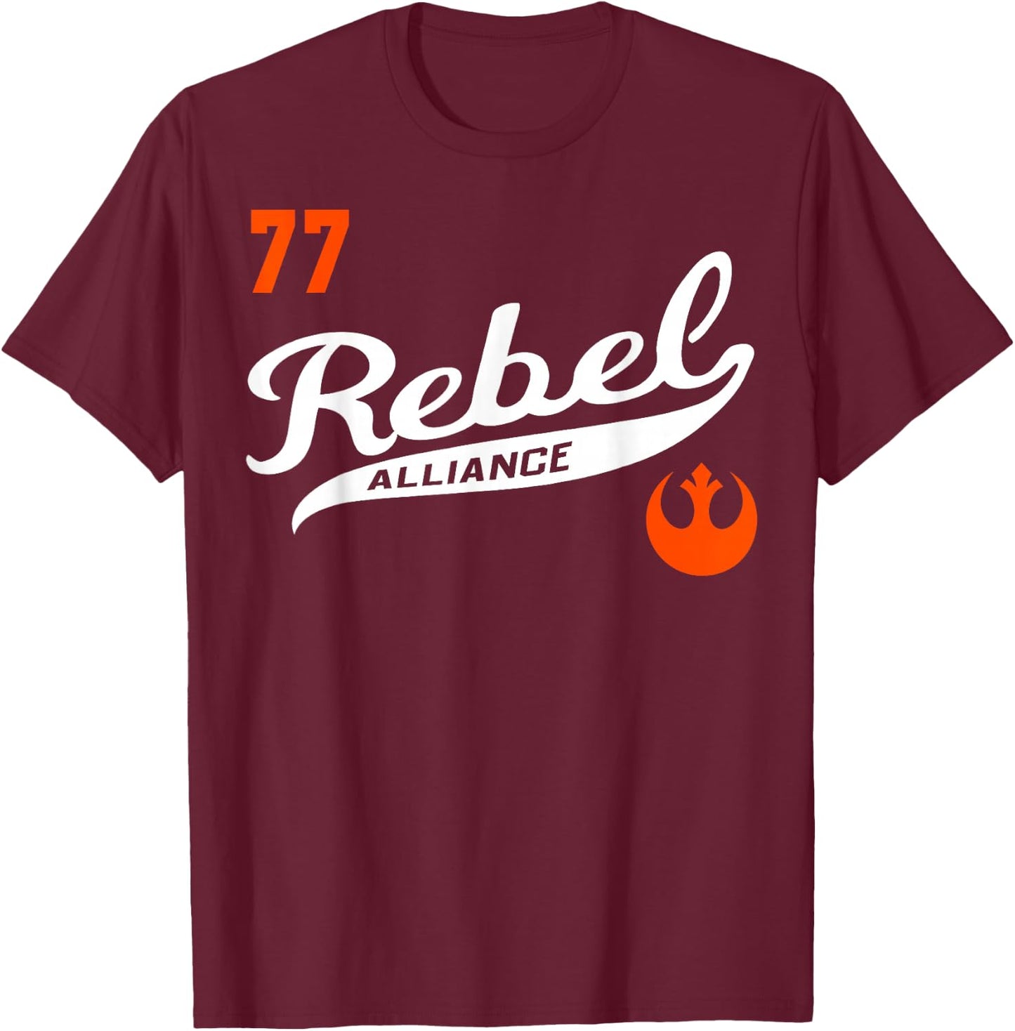 Star Wars Rebel Alliance Standard T-Shirt - T-Shirt | Maroon
