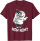 Big Shark In The Squad Nom Nom Funny Movie Character T-Shirt - T-Shirt | Maroon