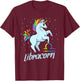 Libracorn The Libra Unicorn Zodiac Sign T-Shirt - T-Shirt | Maroon