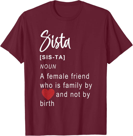 Best Queen Sistas Gifts for Plus Women Sistas Friends Girl T-Shirt - T-Shirt | Maroon