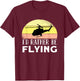 Id Rather Be Flying - Airplane Helicopter Pilot Aviation T-Shirt - T-Shirt | Maroon