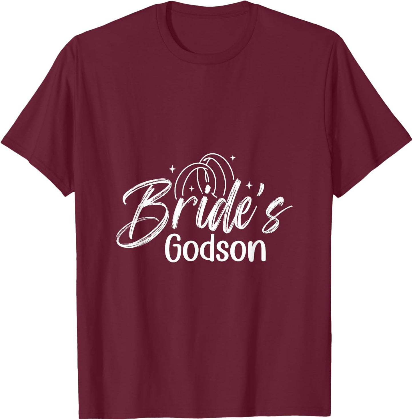 Marriage - Godchild of the Bride T-Shirt - T-Shirt | Maroon