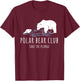 Polar Bear Club Take The Plunge Ice Bear T-Shirt - T-Shirt | Maroon