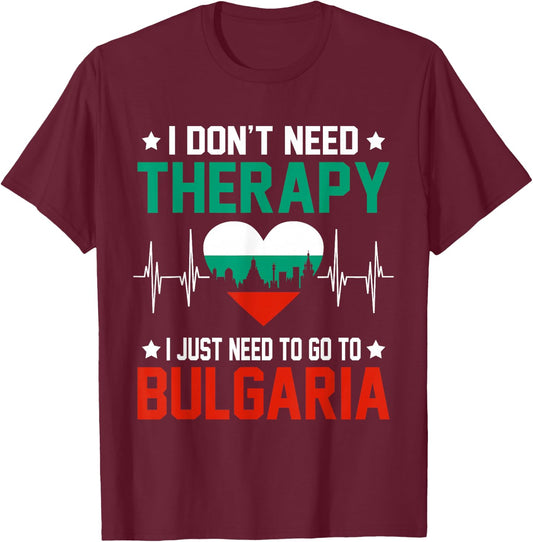 Funny Bulgaria Flag Roots Bulgaria Bulgarian T-Shirt - T-Shirt | Maroon