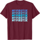My First 5K Distressed Funny Race Finisher Training Saying T-Shirt - T-Shirt | Maroon
