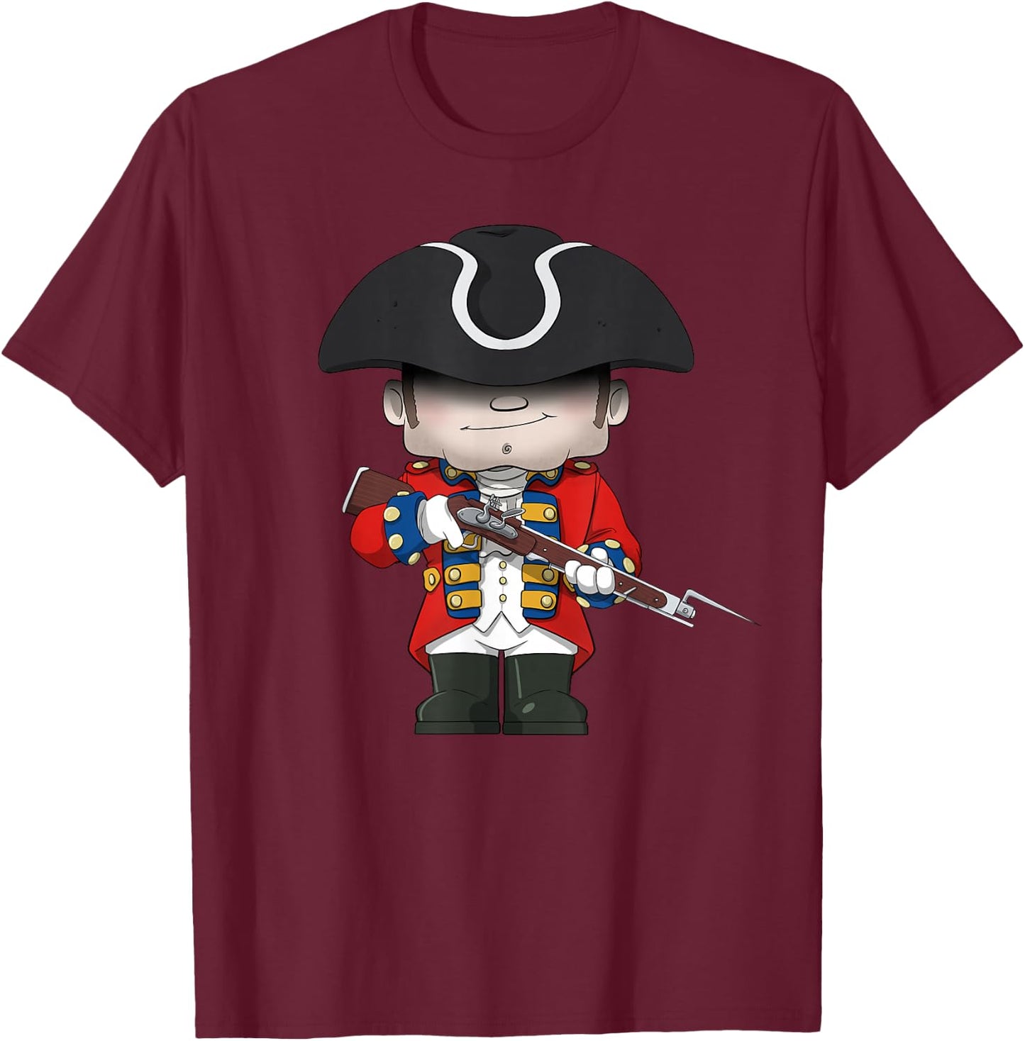 British Redcoat the King's Men T-Shirt - T-Shirt | Maroon