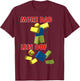 Funny Video Gamer Less oof More dab for noob or pro Gaming T-Shirt - T-Shirt | Maroon