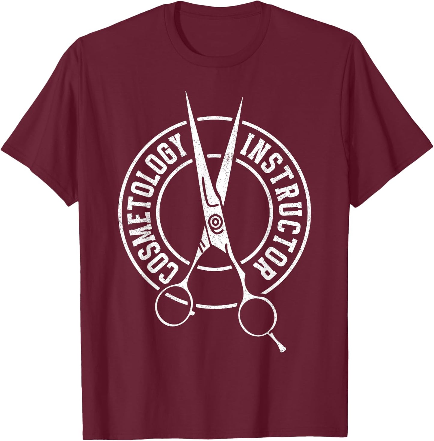 Cosmetology Instructor T-Shirt - T-Shirt | Maroon