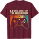 Leveling Up to Husband - Bachelor Party Groom Stag Party T-Shirt - T-Shirt | Maroon