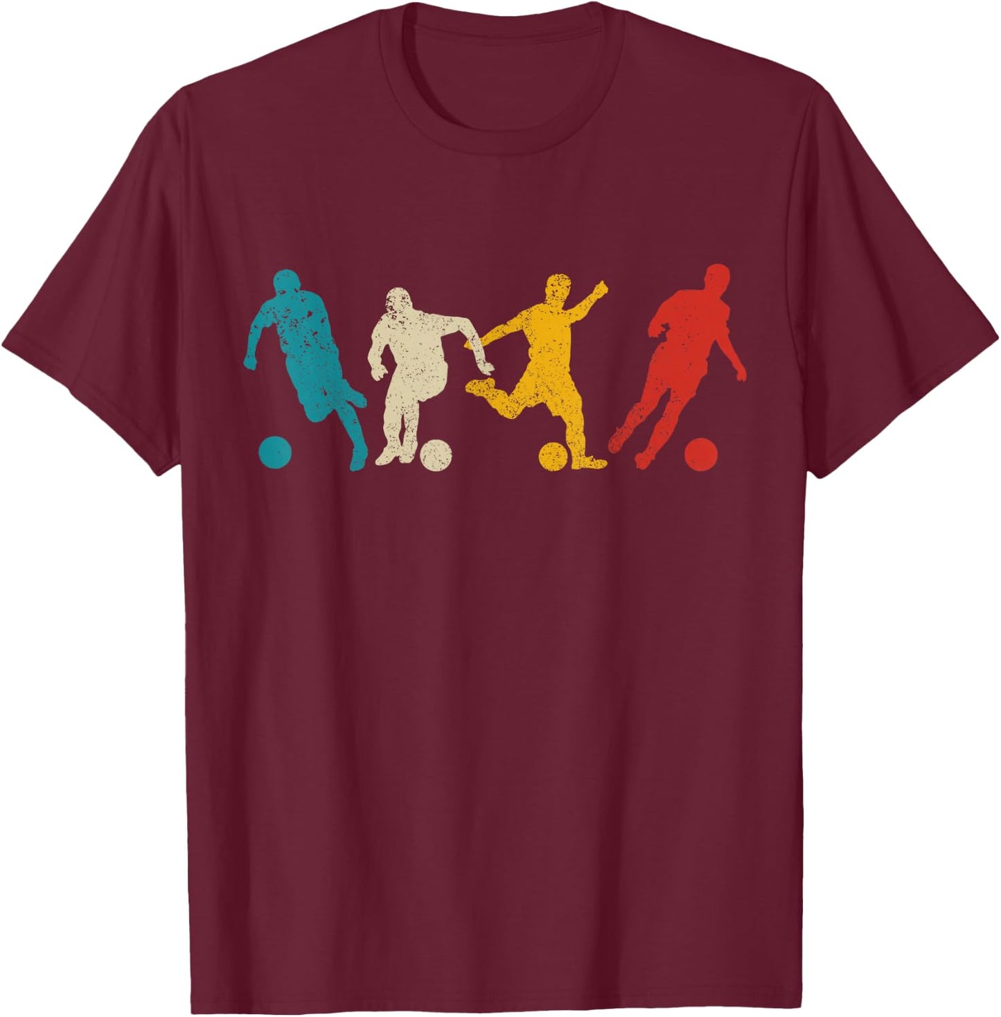 Soccer Player Coach Sports Men Boys Girls Soccer T-Shirt - T-Shirt | Maroon