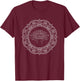 Yoga Meditation Fractal Geometry Spiritual Mandala Lotus T-Shirt - T-Shirt | Maroon