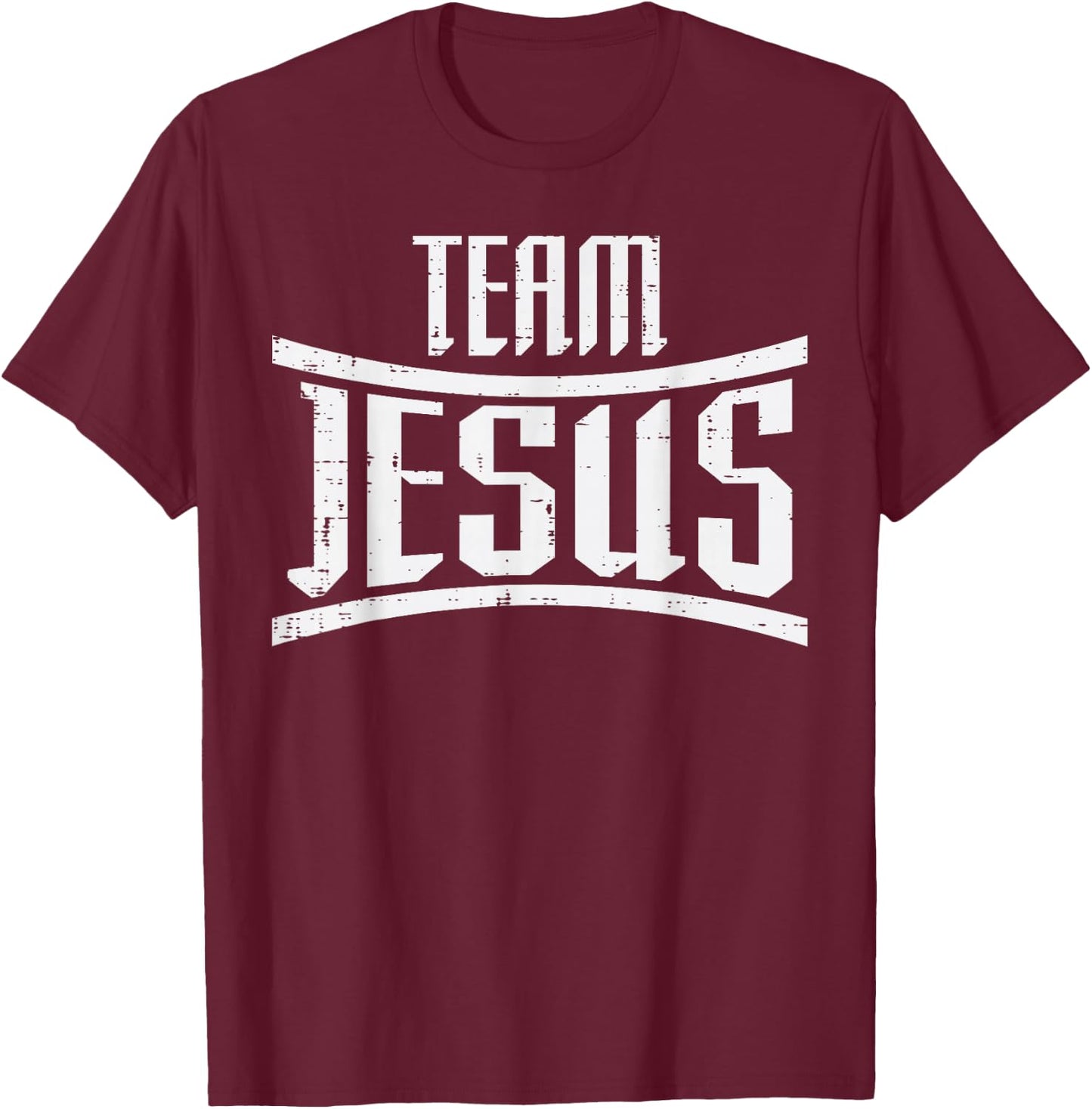 Team Jesus Catholic Jesus Religious Christian Men Women Kids T-Shirt - T-Shirt | Maroon