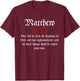 Matthew 6:33 | Christian Bible Verse T-Shirt - T-Shirt | Maroon