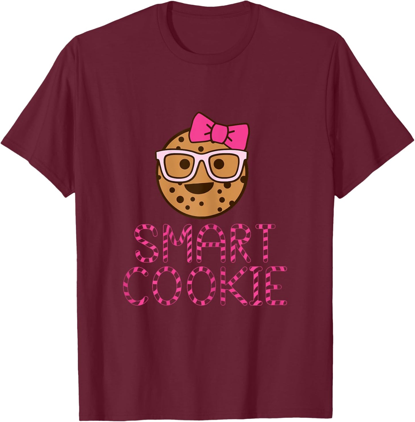 Smart Cookie Funny School T-Shirt - T-Shirt | Maroon